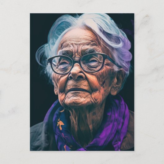 Het Briefkaart van oudere vrouwen (Voorkant)