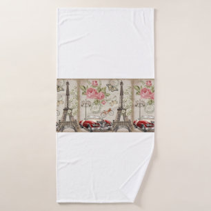 Het briefkaart van Parijs. Badhanddoek