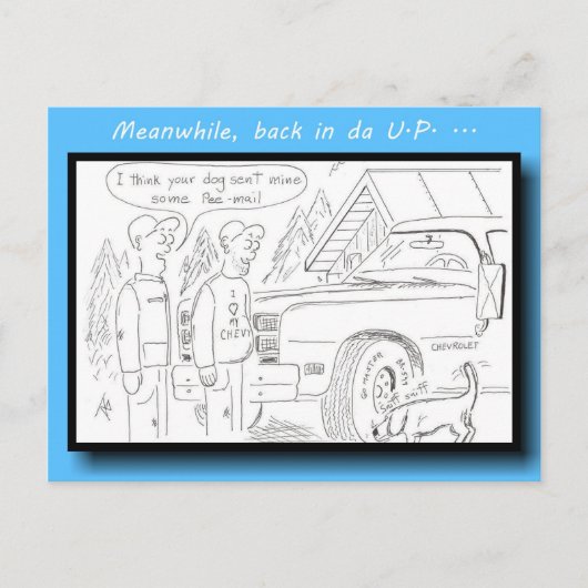 Het Briefkaart van Peemail van Yooper (Voorkant)