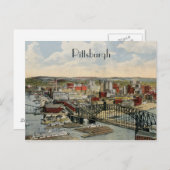 Het Briefkaart van Pittsburgh Point 1931 (Voorkant / Achterkant)