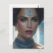 Het Briefkaart van Princess (Voorkant / Achterkant)