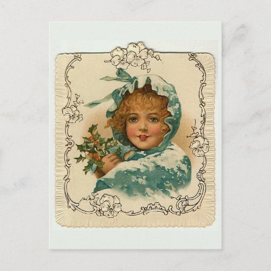 Het Briefkaart van "Snow Girl" (Voorkant)