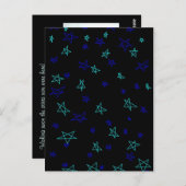 Het Briefkaart van sterren (Voorkant / Achterkant)