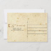 Het Briefkaart van Telegram sparen de Datum (Achterkant)