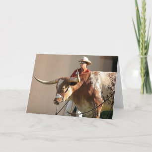 Het Briefkaart van Texas Longhorns