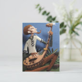 Het Briefkaart van Troubadour (Staand voorkant)