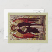 Het briefkaart van Uriel van de aartsengel (Voorkant / Achterkant)