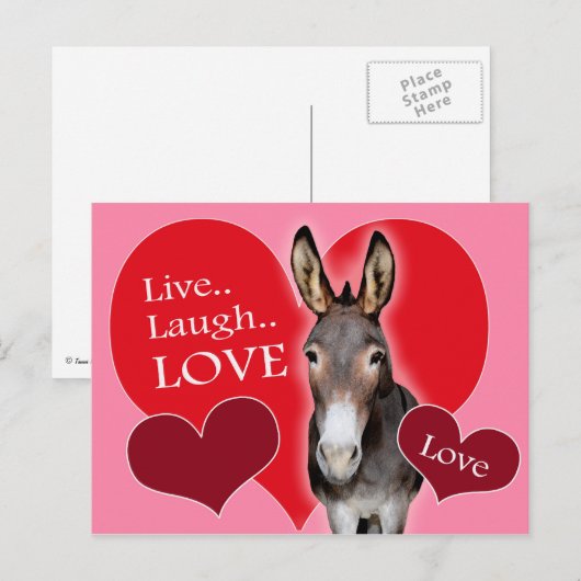 Het Briefkaart van Valentijn (Voorkant / Achterkant)