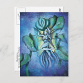 Het Briefkaart van Watersprite (Voorkant / Achterkant)