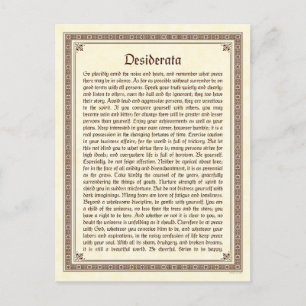 Het Briefkaart van wensen