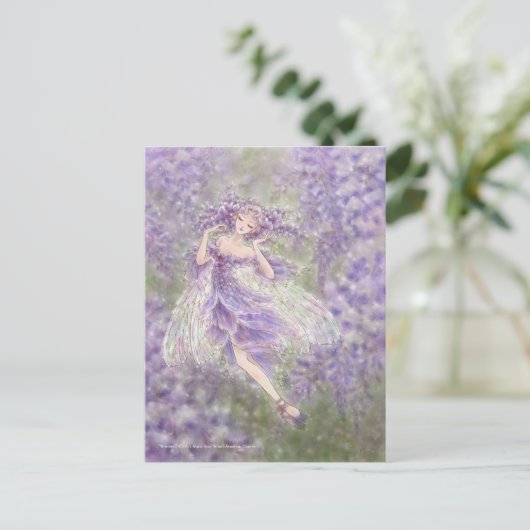 Het Briefkaart van Wisteria (Staand voorkant)