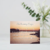 Het briefkaart voor de zonsondergang van de Sereni (Staand voorkant)