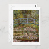 Het briefkaart Waterlily Pond (Voorkant / Achterkant)