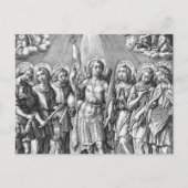 Het Briefkaart Zeven Archangels (M 034; Engraving) (Voorkant)