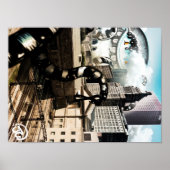 het Bright Chicago Sky Poster (Voorkant)