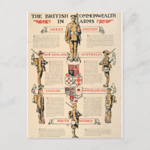 Het Britse Poster Gemenebest_Propaganda Briefkaart