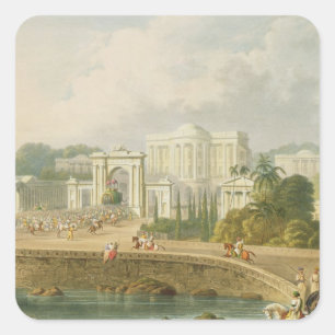 Het Britse voorzitterschap van Hyderabad in 1813, Vierkante Sticker