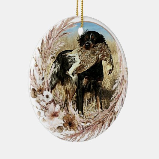 Het Brittany spaniel Ceramic Ornament (Rechts)