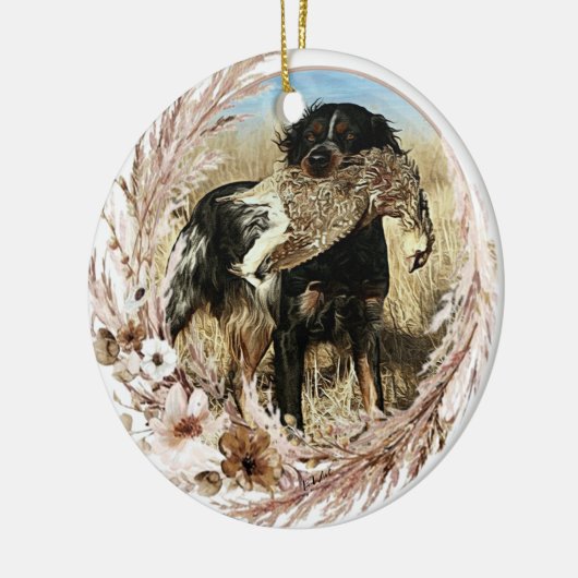 Het Brittany spaniel Ceramic Ornament (Links)
