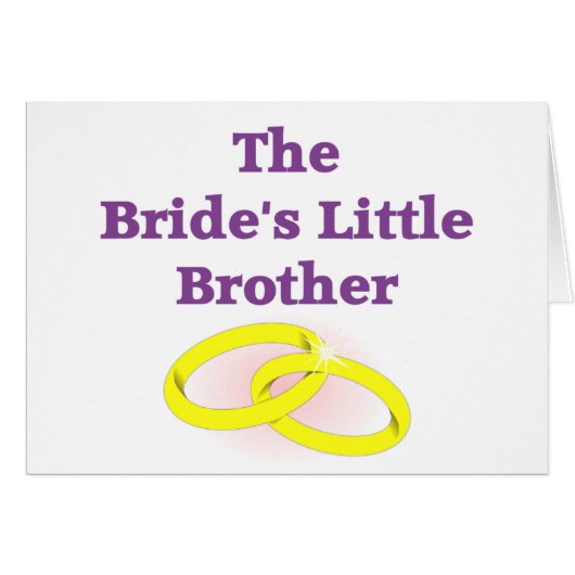 Het broertje van de bruid (Voorkant Horizontaal)