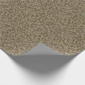 Het brons Faux schittert Cadeaupapier (Hoek)