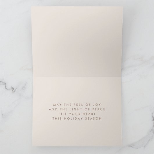 Het brons schittert Collectieve Kerstmis van de Kaart (Binnen)