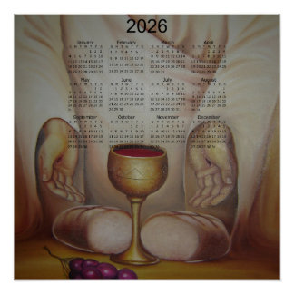 Het Brood des Levens: Heilige Eucharistie 2026 Age Perfect Poster
