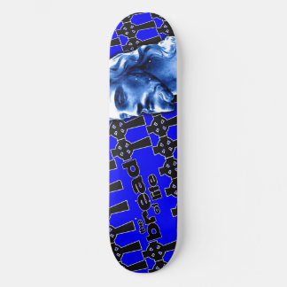 Het brood van het leven blauw met Jezus Skateboard