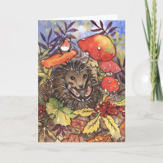 Het Broodje van de herfst Kaart (Voorkant)