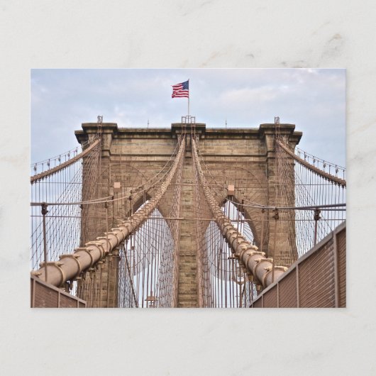 Het Brooklyn Bridge Briefkaart in New York (Voorkant)