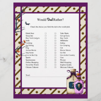 Het brouwen van een Baby_ zou vader liever Briefhoofd