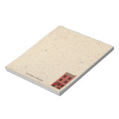 Het Brownstone Small Custom Notitieblok (Gedraaid)