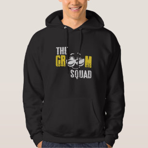 Het Bruidegom Team Retro Grappige Bachelor Party T Hoodie