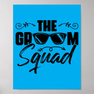 Het Bruidegom Team Sungles Trouw Bruiloft Bachanal Poster