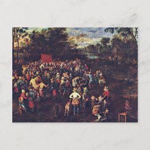 Het bruiloftsbanket van Bruegel D. Ä. Jan (Beste Q Briefkaart