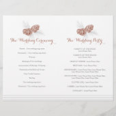 Het bruine wintertrouwprogramma voor de winter (Achterkant)