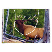 Het Bugler Elk Bull Large Cadeauzakje (Voorkant)