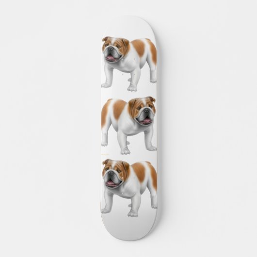 Het bulldog Skateboard (Voorkant)