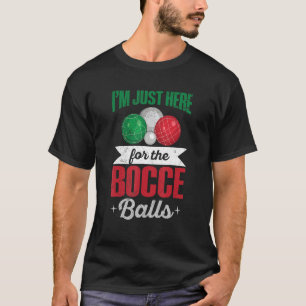 het bulletin van Boules bocce voor een italiaans b T-shirt