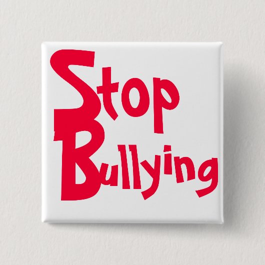 Het Bullying van het einde - de Belangrijke Button (Voorkant)