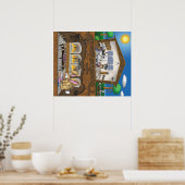 Het Bunny-Show Poster (Keuken)