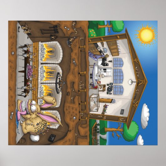 Het Bunny-Show Poster (Voorkant)