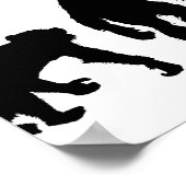 Het bunyanwerk van de Lumberjack tree feller logge Poster (Hoek)