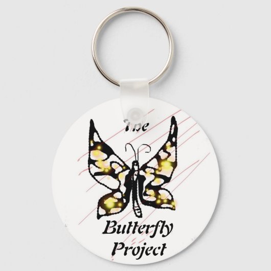 Het Butterfly-project Sleutelhanger (Voorkant)