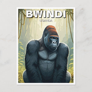 Het Bwindi Impenetrable National Park in Oeganda Briefkaart