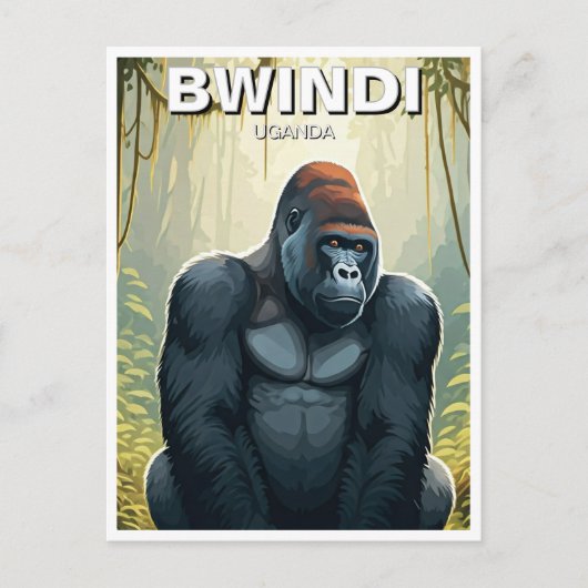 Het Bwindi Impenetrable National Park in Oeganda Briefkaart (Voorkant)