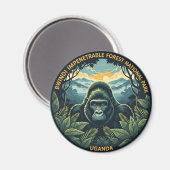 Het Bwindi Impenetrable National Park in Oeganda Magneet (Voorkant / Achterkant)