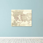 Het Byzantijnse Rijk tot de Xite Canvas Afdruk (Insitu (Houten vloer))