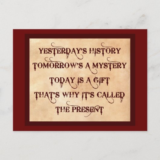 Het Cadeau Briefkaart (Voorkant)