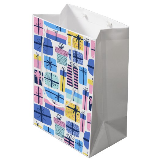 Het Cadeau Medium Cadeauzakje (Achterkant Gekanteld)